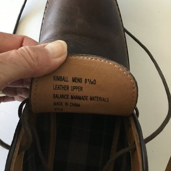 Izod Men's Chukka Lace-Up Brown Leather Boot Size 9.5 D - Picture 11 of 11